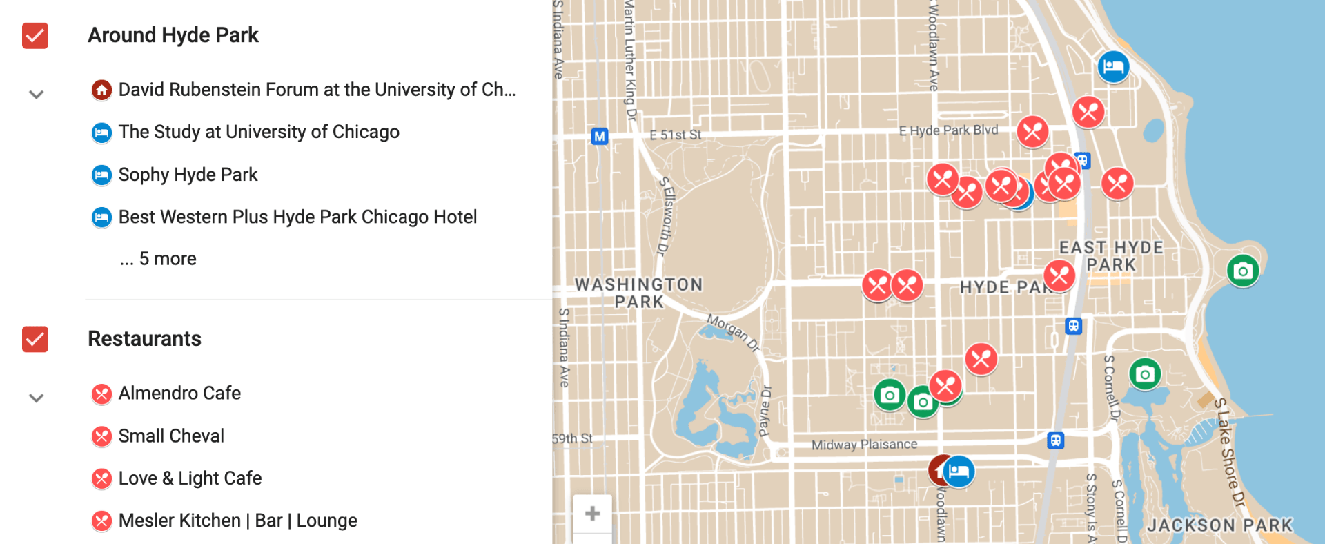 Image/link for map of Hyde Park restaurants